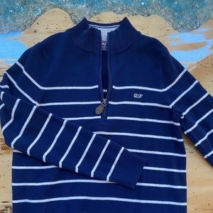 Vineyard Vines Boy's Quarter Zip Sweater